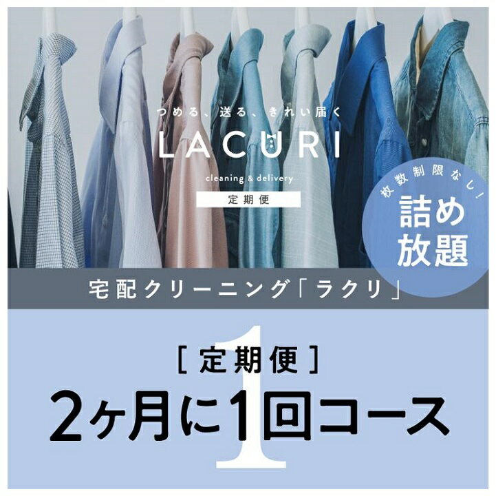 【ふるさと納税】クリーニング《詰め放題》2か月1回コース　1年分(6回利用)