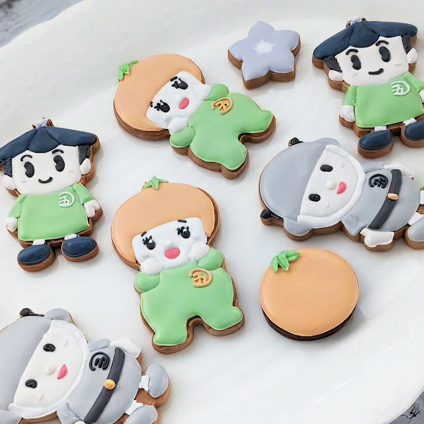 【ふるさと納税】 アイシングクッキー 五條市 の マスコット キャラクター 「 ゴーカスター 」の アイシングクッキー ｜お菓子 おかし オカシ アイシング 焼き菓子 マスコット ご当地 キャラクター プレゼント | 奈良県 五條市 f292079-gojo-10000355 奈良県五條市 サンプル画像3