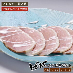 【ふるさと納税】ばあく豚 のよくばりセット( ハム ・ ベーコン ・ ソーセージ 詰合せ )| 肉 にく ニク 豚肉 ぶたにく ブタニク 加工食品 手作り 無添加 奈良県 五條市 肉 加工食品 手作り 無添加