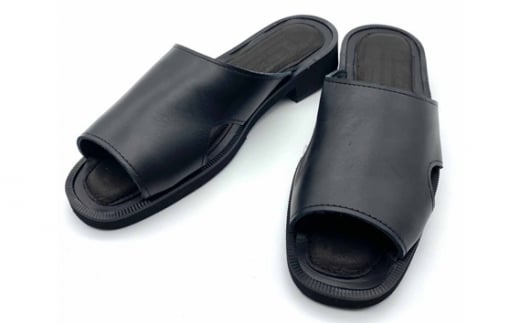 13位! 口コミ数「0件」評価「0」WRAP SANDALS ブラック×ブラック×ブラック 23cm ／ マルサンフットウェアー サンダル レザー 軽量 奈良県 御所市