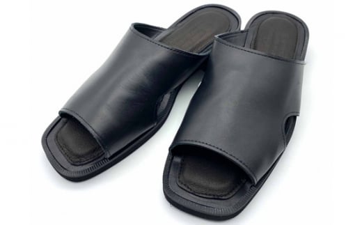 2位! 口コミ数「0件」評価「0」WRAP SANDALS ブラック×ブラック×ブラック 25cm ／ マルサンフットウェアー サンダル レザー 軽量 奈良県 御所市