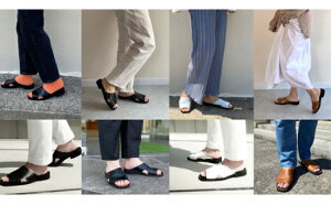 【ふるさと納税】WRAP SANDALS ホワイト×ブラック×ブラック 25cm ／ マルサンフットウェアー サンダル レザー 軽量 奈良県 御所市