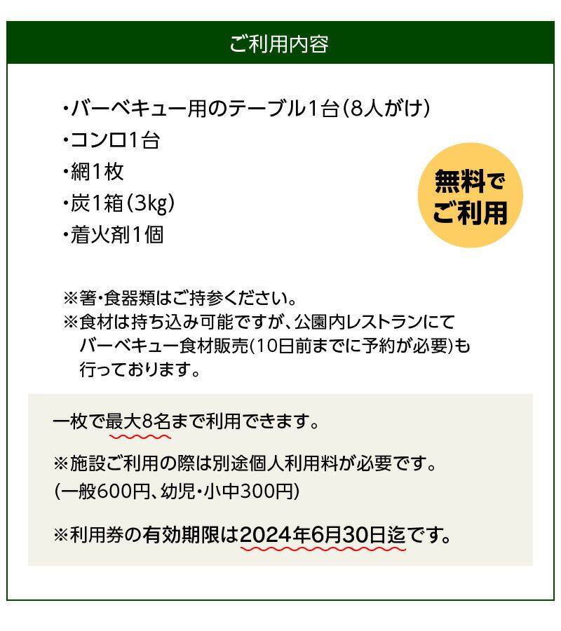 【ふるさと納税】バーベキュー施設 利用券 チケット 生駒山麓公園 キャンプ アウトドア レジャー レジャースポット アスレチック 体験 BBQ 焼肉 自然 ファミリー 家族 思い出づくり グループ 送料無料 3