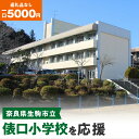 【ふるさと納税】「俵口小学校」を応援(返礼品なし) 5000円 寄附のみ申込みの方 奈良県 生駒市