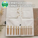 【ふるさと納税】 近畿編針 Seeknit 切替輪針セット 編み針 10cm セット 収納ケース付き 硬質竹 カビが生えにくい 100年以上の歴史 ニッティングツールメーカー 日用雑貨 雑貨 ツール 趣味 編み物 道具 手芸 輪針 小物 奈良県 生駒市 送料無料