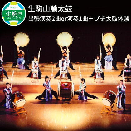 生駒山麓太鼓 出張演奏2曲or演奏1曲+プチ太鼓体験