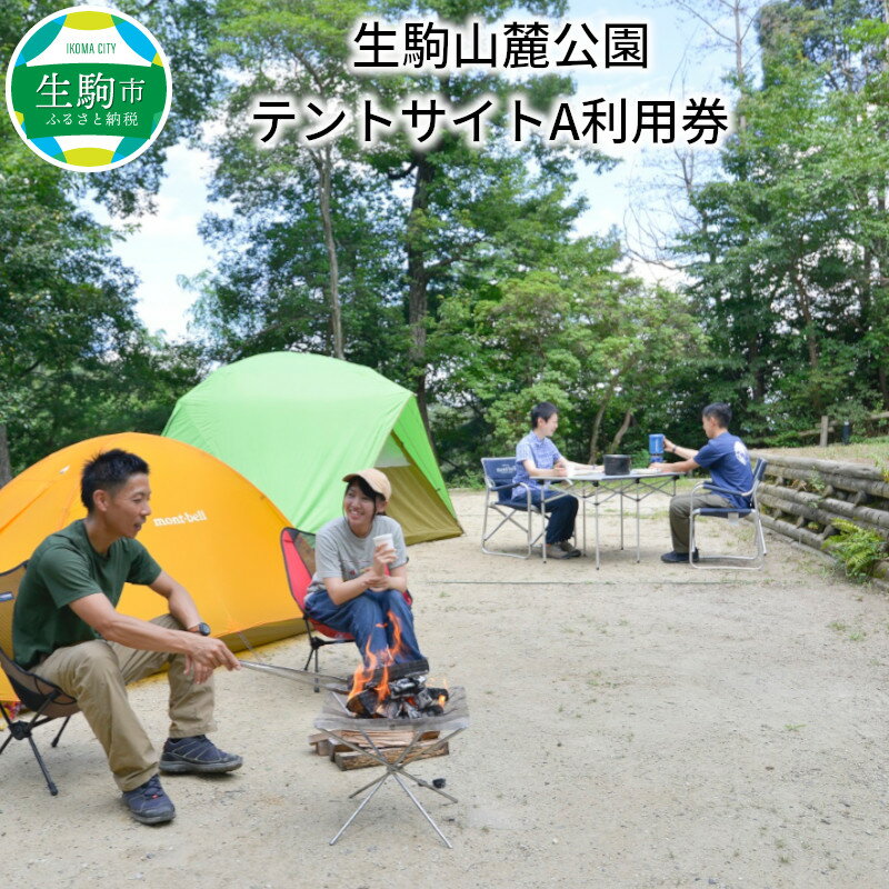 【ふるさと納税】テントサイトA 利用券 チケット 生駒山麓公園 キャンプ アウトドア レジャー レジャ...