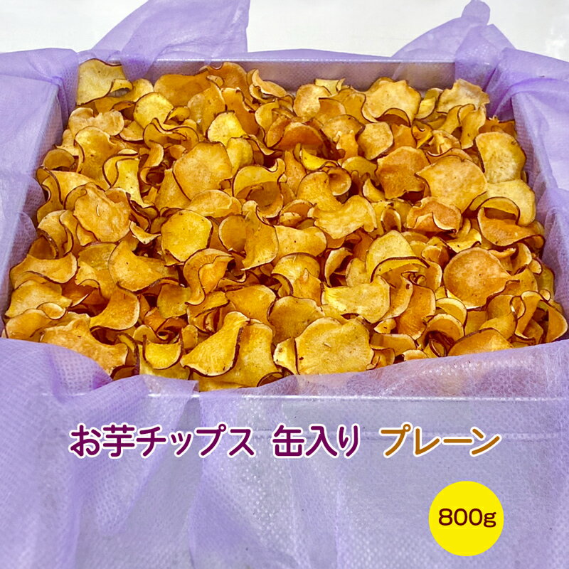 お芋チップス缶入り (800g) プレーン [1640]