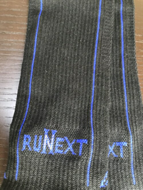 【ふるさと納税】ゲーター　Mサイズ　ブルー／RunNext　スポーツ用　サポーター　ウォーキング　ジョギング　奈良県　葛城市