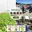 【ふるさと納税】有機農業 圃場見学 ツアー お土産付 5名様迄/ 農業 農家 有機野菜 オーガニック 無農薬 SDGs 関西 体験 チケット カレー 山口農園 ...