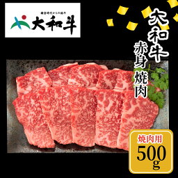 【ふるさと納税】(冷凍) 大和牛 赤身 焼肉 500g ／ 金井畜産 国産 ふるさと納税 肉 生産農家 産地直送 奈良県 宇陀市 ブランド牛