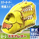 【ふるさと納税】軟式 外野手 用 野球 グローブ(カラー オーダー ・ 刺繍 入り ) 【 吉川清商店 bro's 】 高校生 大人 成人 右投げ グラブ プレ...