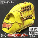 【ふるさと納税】硬式 外野手 用 野球 グローブ (カラー オーダー) 【 吉川清商店 bro's 】 高校生 大人 成人 右投げ グラブ プレゼント 親子 メ...