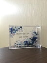【ふるさと納税】ハーバリウムプレート お仕事お疲れ様でした (オイル少量タイプ) ブルー / kanon インテリア プリザーブドフラワー ドライフラワー ハン...