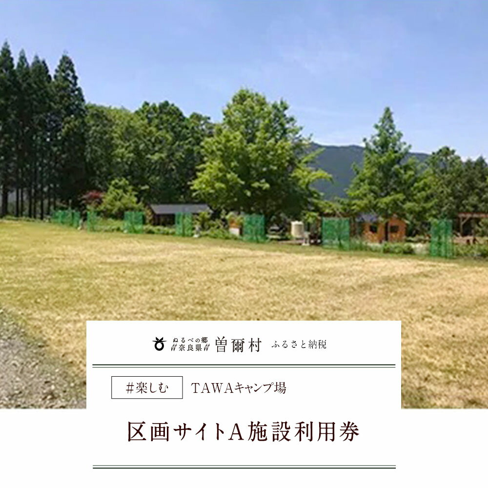 【ふるさと納税】TAWAキャンプ場 区画サイトA施設利用券 ふるさと納税 お取り寄せグルメ お取り寄せ ...