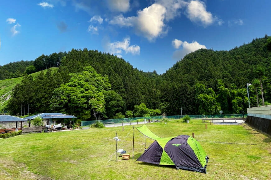 【ふるさと納税】奈良県曽爾村民宿2・7 テントサイト1エリアソロキャンプご利用宿泊券その2