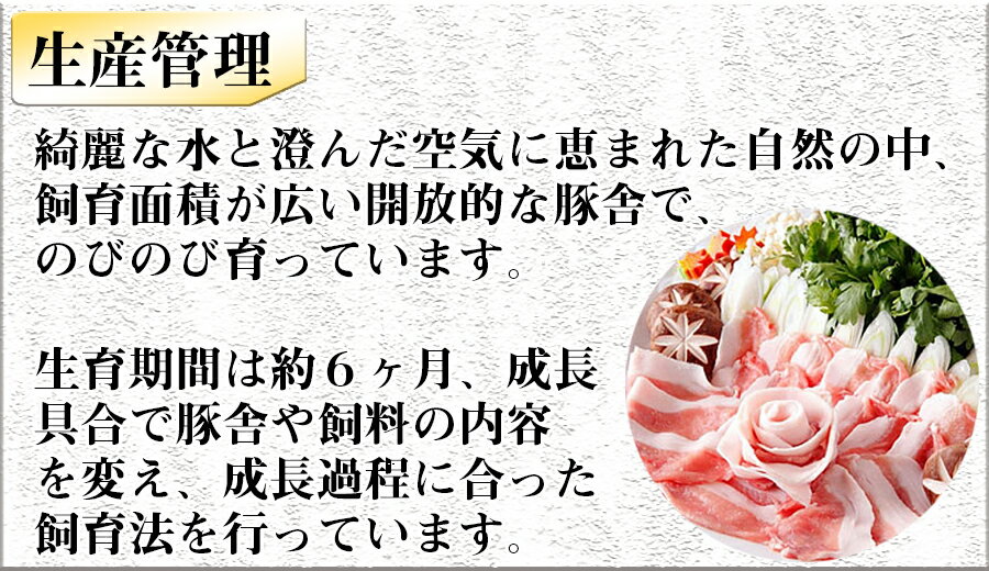 【ふるさと納税】奈良県ブランド豚「ヤマトポーク」バラスライスしゃぶしゃぶ用1kg / 奈良県 豚肉 豚バラ 豚しゃぶ / 送料無料 3