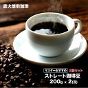 【ふるさと納税】直火焙煎 珈琲 ストレート 2種セット 400g 200gx2 豆 豆のまま おすすめ 珈琲専門店 ゲイシャ種 ストレート コーヒー 2種類 2種 香り 味わい コク フルーティー ロースト 焙煎機 プロ 焙煎士 問屋 ブレンダー 飲み物 飲料 ギフト お買い物マラソン 送料無料