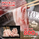 【ふるさと納税】定期便 3回 ヤマトポーク しゃぶしゃぶ用 800g ロース バラ 各400g 3ヶ月連続 国産 豚肉 しゃぶしゃぶ 豚 脂肪 肉 美豚 ポーク 豚しゃぶしゃぶ 豚バラ 豚ロース 肩ロース しゃ…