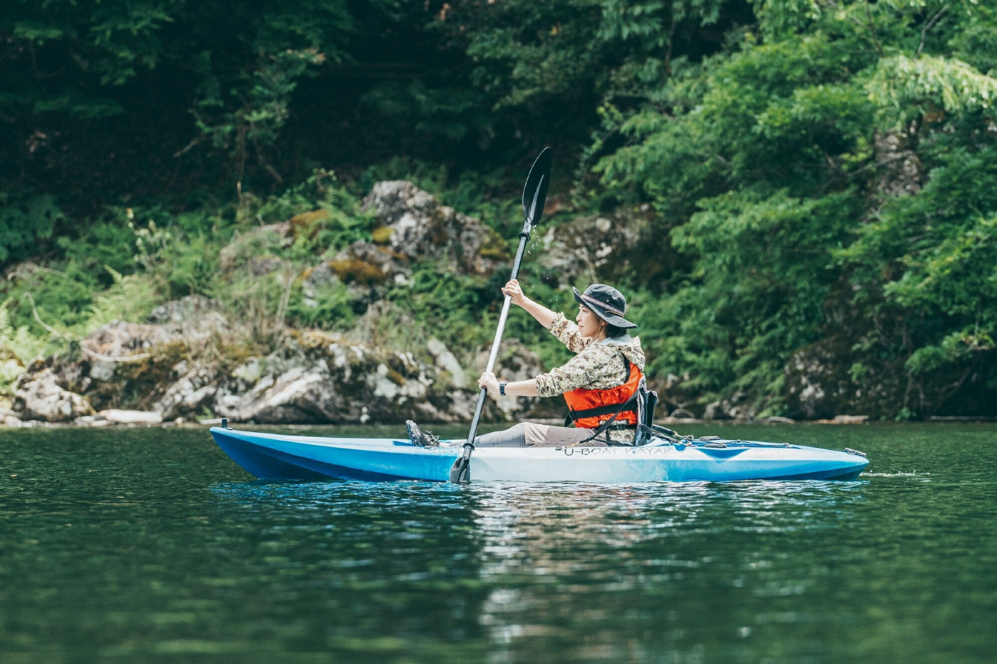 【ふるさと納税】七色ダム レンタルカヤック 1人乗り 1日乗船券 バッシングロード 観光 バス釣り 体験チケット