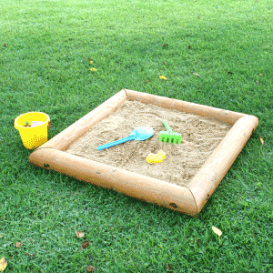 木製砂場(小)アスレチック 遊具 公園 自然工房 奈良県上北山村 国産木材