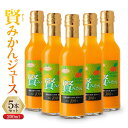 【ふるさと納税】賢みかんジュース200ml 5本セット ギ