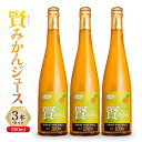 13位! 口コミ数「0件」評価「0」賢みかんジュース500ml 3本セット ギフト | 飲料 ドリンク 食品 人気 おすすめ 送料無料