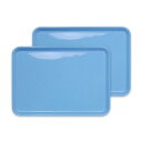 【ふるさと納税】カラフルピノトレー M 33cm ブルー 2枚組 タツクラフト 【Tk43】 | 橋本達之助工芸 TATSU-CRAFT おしゃれ 送料無料 日用品 インテリア ランチ