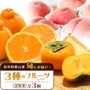【ふるさと納税】紀州和歌山産 旬にお届け!3種のフルーツセット(不知火・桃・ひらたね)【UT58】 | フルーツ 果物 くだもの 食品 人気 おすすめ 送料無料...