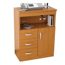 【ふるさと納税】ランスタンドFAX台 完成品 ナチュラル sb213269300302