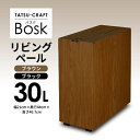 ゴミ箱人気ランク5位　口コミ数「5件」評価「4.8」「【ふるさと納税】タツクラフト Bosk バスク リビングペール 30L | タツクラフト ゴミ箱 ふた付き Bosk バスク キッチン リビング ペール 30リットル ふた フタ 付き 橋本達之助工芸 TATSU-CRAFT おしゃれ 送料無料 おしゃれ ごみ箱 ダストボックス くず入れ 日本製」