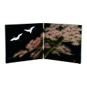【ふるさと納税】木製 屏風 黒 飛翔