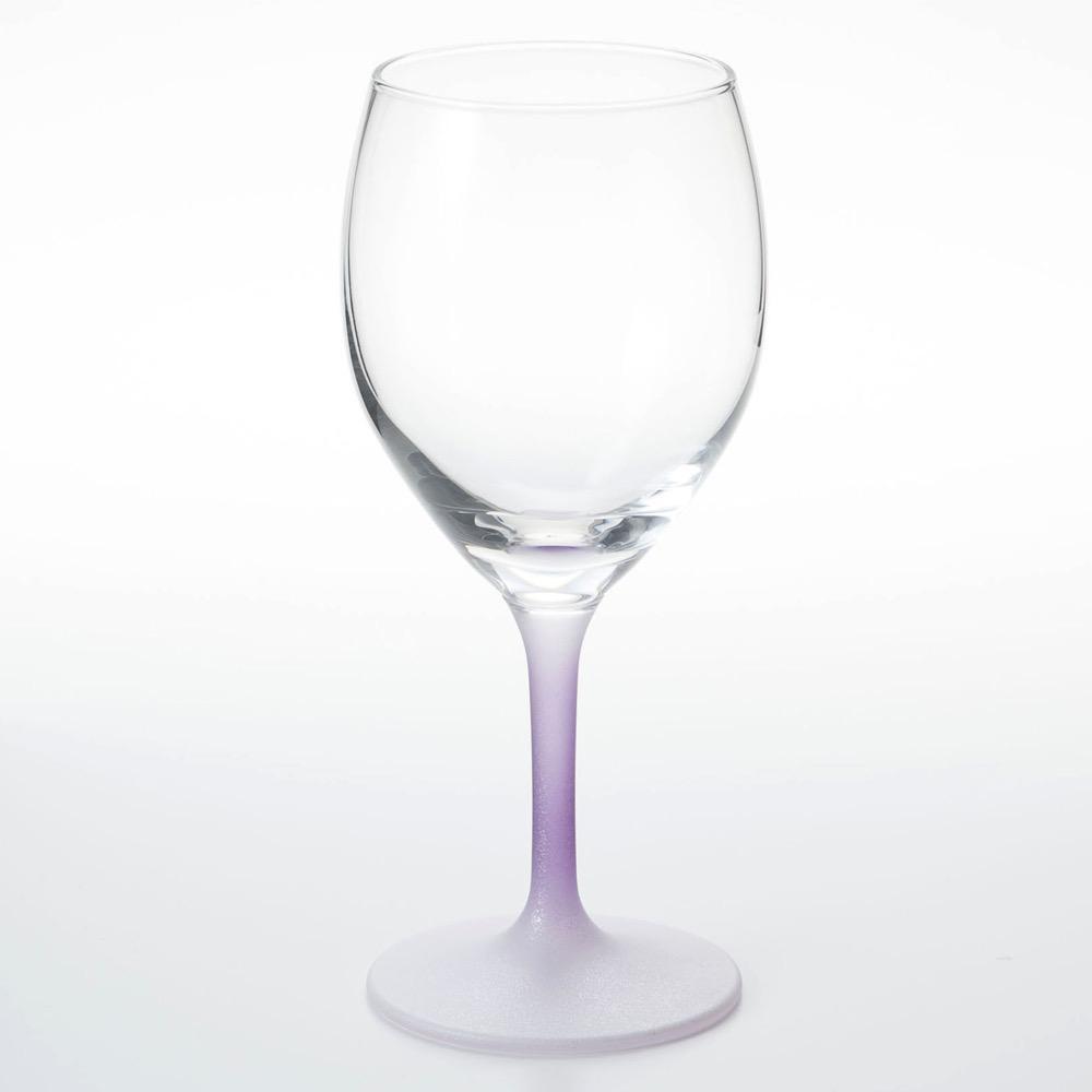 【ふるさと納税】ぬりもん de Verre ワイングラス クールグラデーション ペア | 伝統工芸　ガラス工芸　民芸　おすすめ　人気