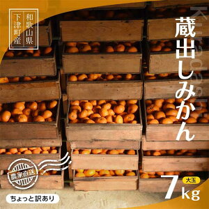 【ふるさと納税】蔵出しみかん6kg(大玉2L・3Lサイズおまかせ)《ご家庭用》ちょっと訳あり　和歌山県下津町から農園直送！1月中旬頃発送開始　まごころ産直みかん【北海道・沖縄県・一部離島 配送不可】わけあり　訳アリ