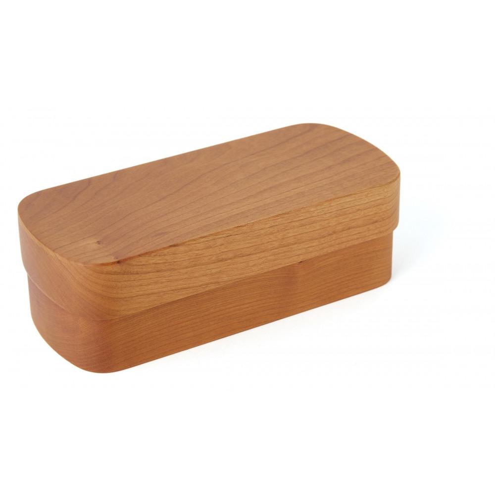 【ふるさと納税】◇銘木弁当箱 ブラックチェリー ナノコート 弁当包みセット【選べる4種】【TN166】 | 弁当箱 ランチボックス キッチン用品 日用品 人気 ...