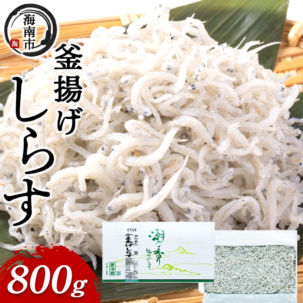 【ふるさと納税】産地直送 ふっくら釜揚げ しらす 800g ( 冷蔵 )