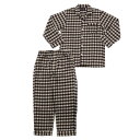 【ふるさと納税】【3色展開 M L】ヤクウール 格子柄 メンズパジャマ | 服 メンズ衣料 ファッション 人気 おすすめ 送料無料