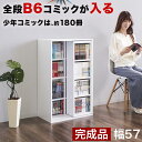 【ふるさと納税】【完成品】スライド本棚 W575 ホワイトオーク AKU101193105