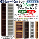 【ふるさと納税】幅0.5cm単位でオーダーカット 幅25~29.5 奥行29.5 高さ90cm すきま収納【全3色×10サイズ】
