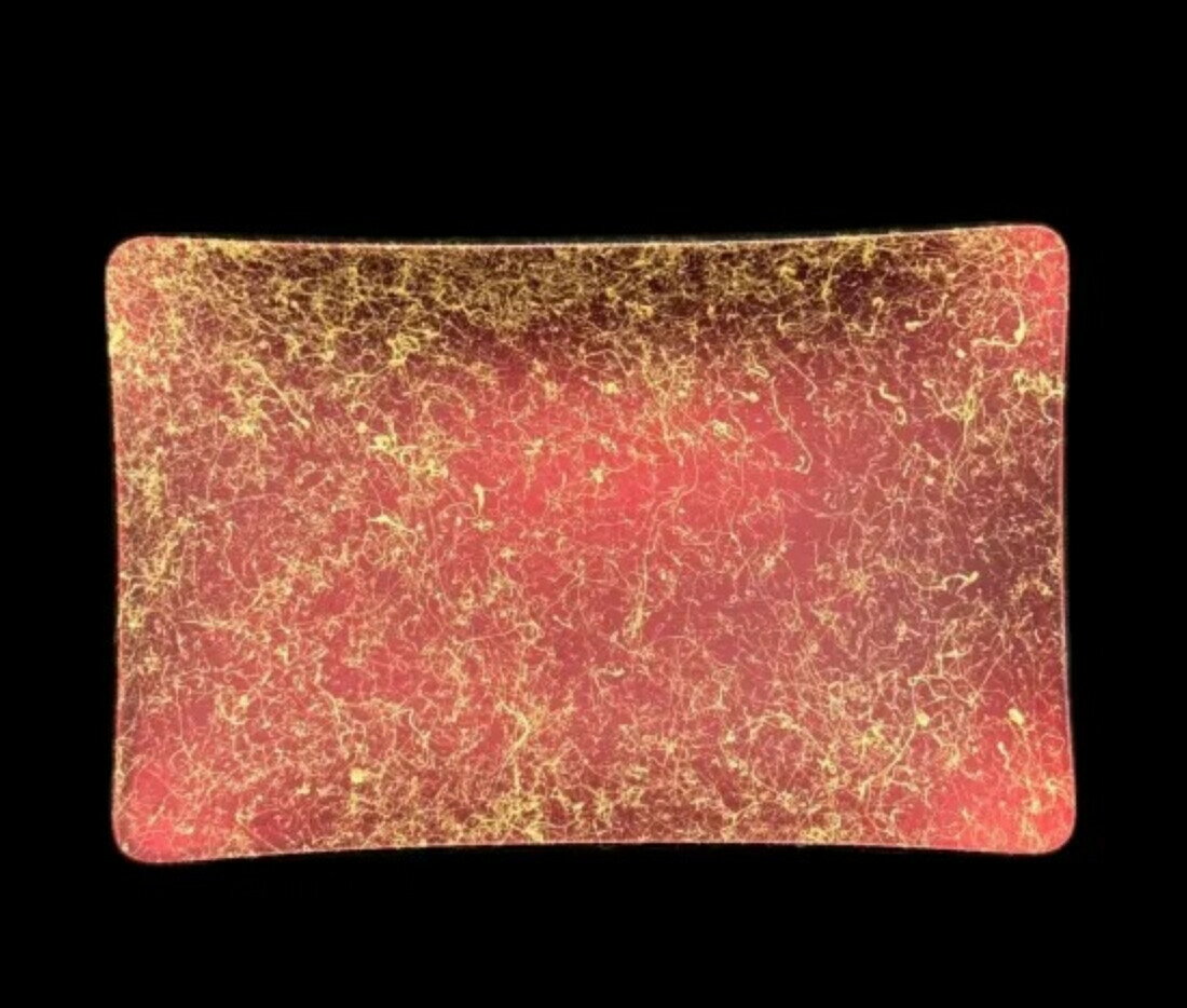 [選べるカラー] 角小皿 乱糸(マット仕上げ) | 食器 パーティ 漆器 工芸品 クラフト 民芸 人気 おすすめ 送料無料 ギフト プレゼント 贈り物