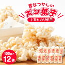 【ふるさと納税】昔なつかしい ポン菓子(100g×12袋)【1143588】