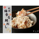 【ふるさと納税】〜紀州梅香る〜 鯛めし (2合用)2個入り 紀州 ギフト お取り寄せグルメ【1554254】