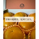 【ふるさと納税】極上果汁!紀州てまり柿 A級スペシャルオレンジパッケージ版 4Lサイズ以上 7〜8玉入【1582433】