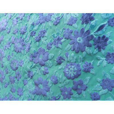 【ふるさと納税】NAKAYA KINKAZAN TEXTILEハンドメイド用生地 約135×30 ニッコール ブルー【1588697】