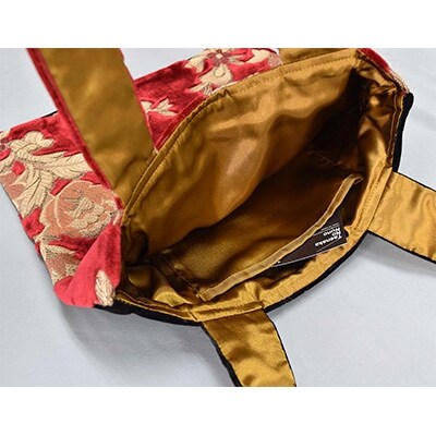 【ふるさと納税】スクエアバックM【タエナカノヌノ】レッド　【1106051】