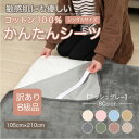 【ふるさと納税】【訳あり】シーツ 敷毛布 かんたんシーツ シングル 綿100% 4隅 ゴム付き アッシュグレー【1606070】