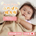 【ふるさと納税】【同色2枚セット】ふわぽか 綿毛布 ベージュ 100×140cm 日本製 綿100% 毛布【1607525】