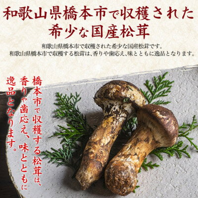 【ふるさと納税】国産　天然高野松茸　約180g　冷凍【配送不可地域：離島】【1690867】