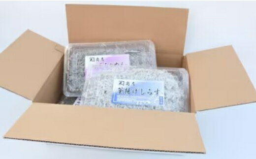 【ふるさと納税】釜揚げしらす【250g×2パック】と上干ちりめん【165g×2パック】セット(A693-2)