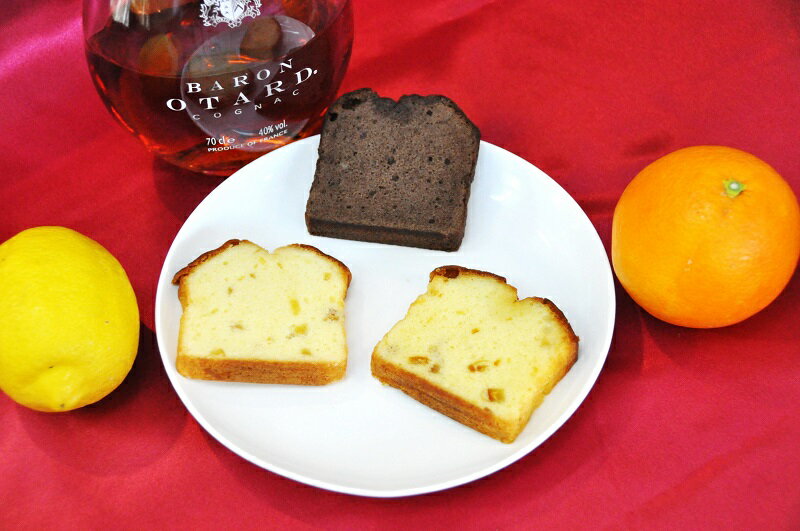 【ふるさと納税】特選パウンドケーキ3本セット（オレンジ、レモン、ブランデー）